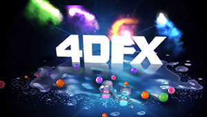 3D CGI 4dfx animated logo 3d composit compositing ahimated characters robots 01