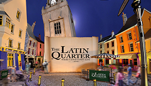 3D CGI Galway Latin Quarter poster retail culture