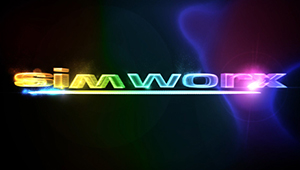 3D CGI simworx 4d cinema interactive stereo logo post production workflow