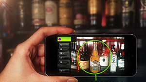 Web mobile app designar augmented reality applicaiton glass bottle fmcg design Jack Ryan Whiskey