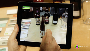 Web mobile app designar augmented reality label fmcg design iPad Apple