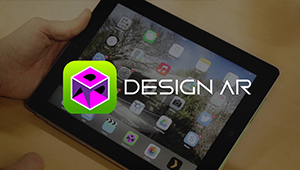 Web mobile augmented reality app designar logo iPad Apple