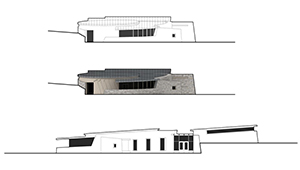 3D CGI Architeural Visualisation connemara OPW visitor centre presentation drawings 02